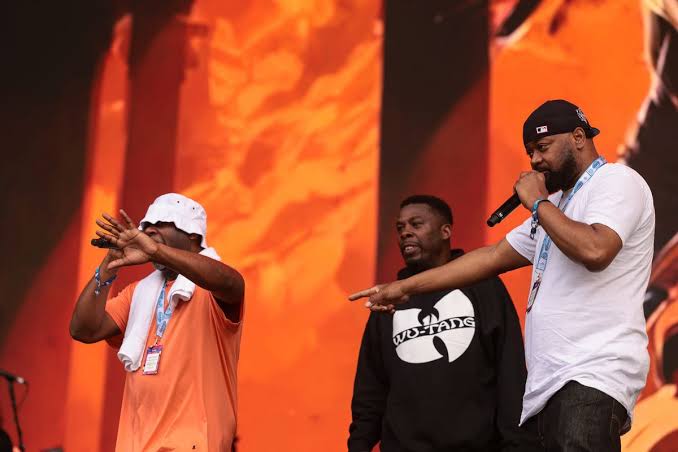 Wu-Tang Clan on stage